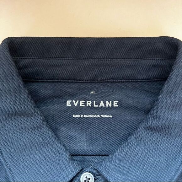 Everlane The Performance Button-Down Shirt Navy Blue Size XX-Large NWOT - Picture 3 of 6